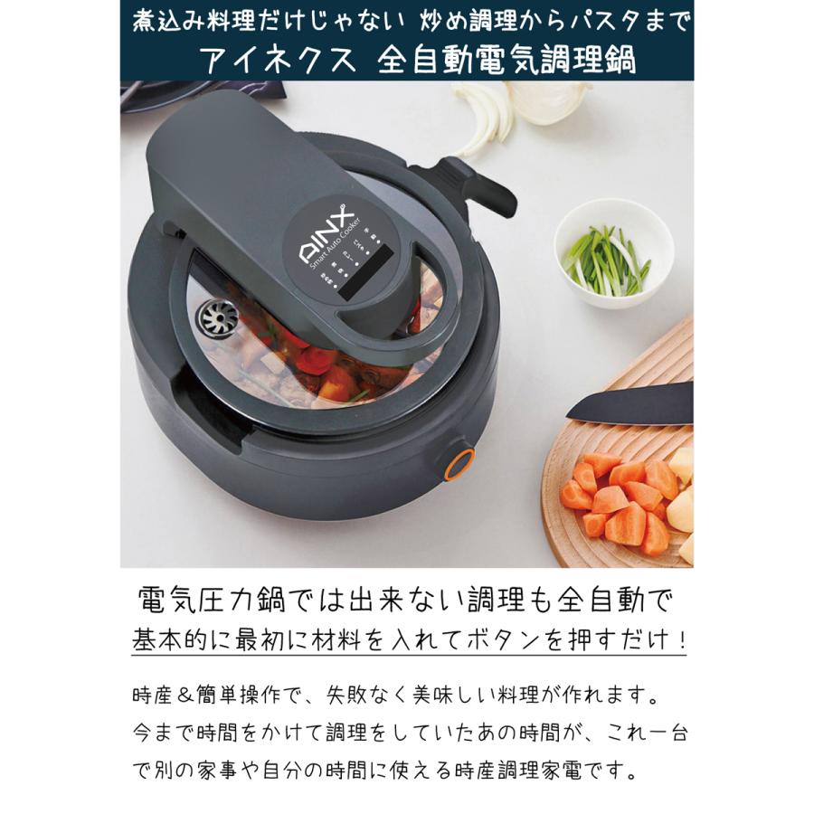 AINX 低温調理器 自動電気調理鍋 オートクッカー 1台8役