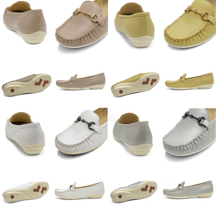 Airystep（エアリーステップ） レザー 本革 モカシン シューズ