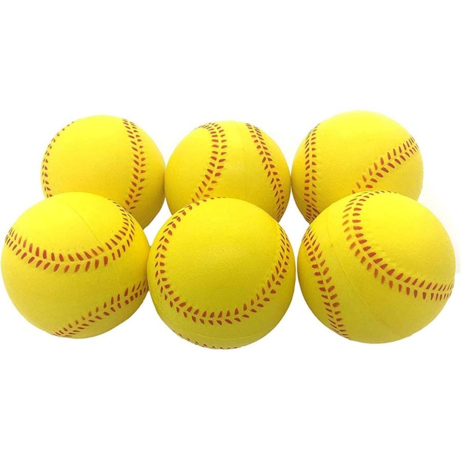 スーパーsale セール期間限定 野球 練習 ウレタン ボール 直径 約 7cm イエロー 球 セット Quran Unv Edu Sd