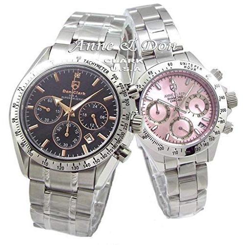 限定モデル ペアウォッチ ダンクラーク アンクラーク Don Anne Clark 高性能タキメーター クロノグラフ 国産ムーブ搭載 W98kozekxq Cosbrapim Com Br