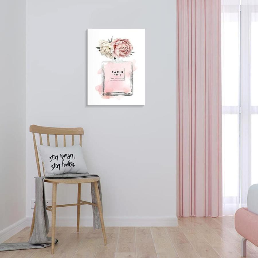 アートパネル 香水 パリ 05 ピンク フラワーズ ポスター キャンバスアート インテリア 絵画 北欧 壁掛け アート 装飾 壁絵 Beauty Dawn Yahoo 店 通販 Yahoo ショッピング