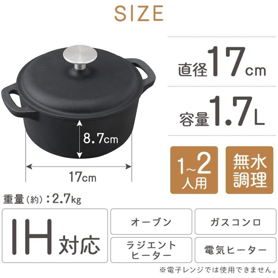 1台で6調理法アイリスオーヤマ ホーロー鍋 無水鍋 両手鍋 鋳物 ...