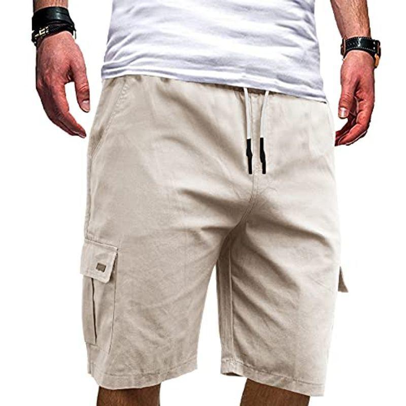 セカンドルーツ メンズ ハーフ チノ パンツ 半パン ズボン 半ズボン ショーパン ショートパンツ ポケット