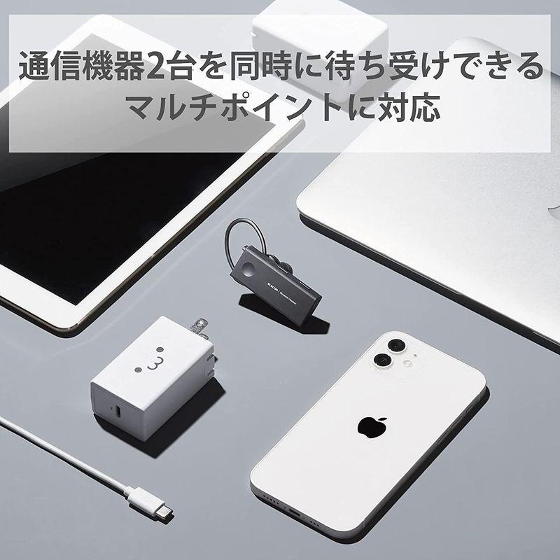 エレコム ヘッドセット Bluetooth 防水 Ipx5対応 Lbt Hsc10wpmpbk ハンズフリー通話 ブラック 片耳 約25 品質満点