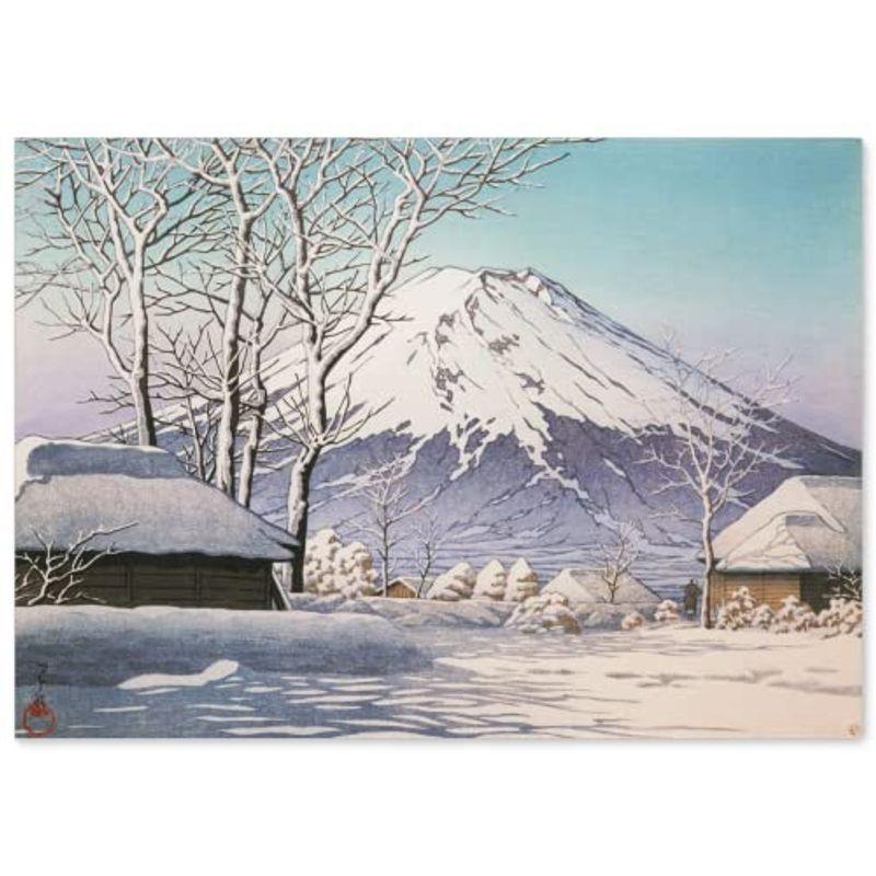 新しい季節 川瀬巴水 ポスター 版画 複製 冨士之雪晴 忍野附近 日本画 A3サイズ日本製 インテリア 壁紙用 絵画 アート 壁紙ポスター ポスター Www Naprehab Com