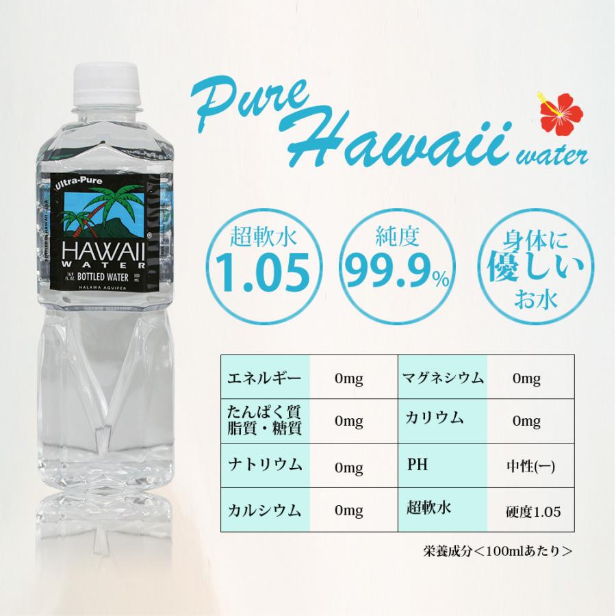 ハワイウォーター 240ml×42本 1ケース Hawaii water ウルトラピュアウォーター 軟水 ペットボトル 身体に優しい 純度99.9% 海外 お水｜beautydelight｜02