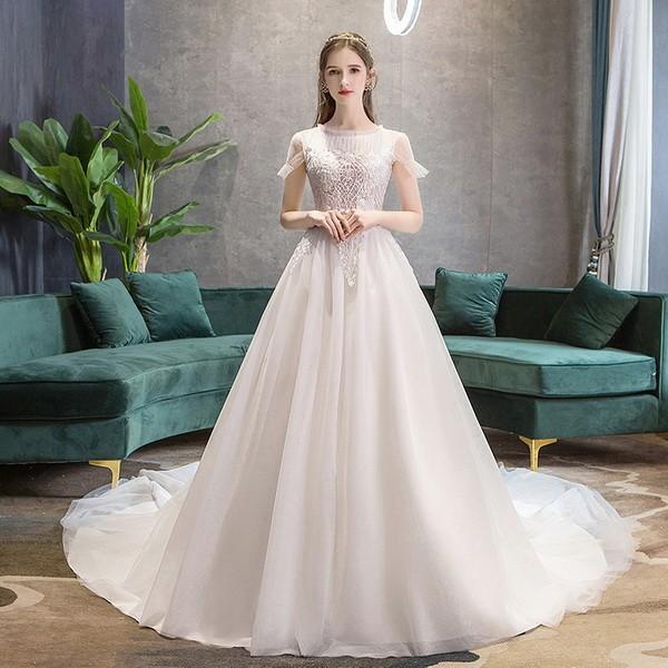 新品即決 ウェディングドレス白 パーティードレス レース 花嫁ロングドレス 簡約 結婚式 ウエディングドレス 二次会 お呼ばれ 挙式 姫系hs5169 Hs5169 Sun Day 通販 Yahoo ショッピング 人気の Hotelpangeran Com