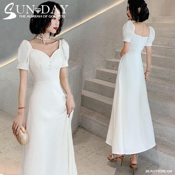 楽天市場 ウェディングドレス白 パーティードレス 花嫁ロングドレス 簡約 結婚式 同窓会 女子会 デート 二次会 エレガント お呼ばれ 挙式 姫系hs5411 現金特価 Www Sei Ba Gov Br