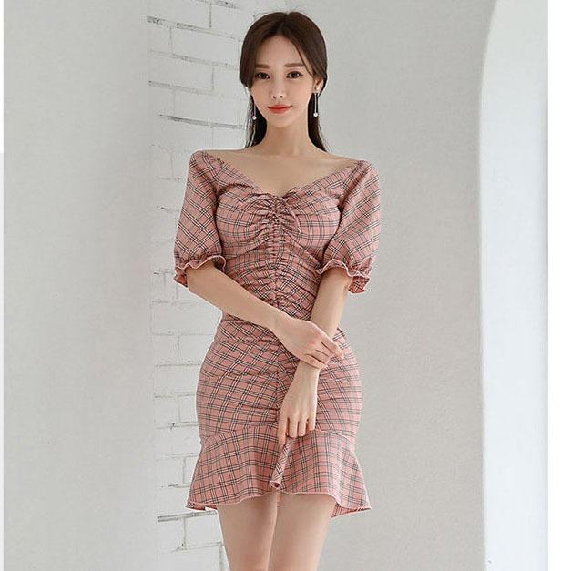 通勤ワンピース キャバドレス セクシーライン キャバクラ 大人気 オフショルダー チェック柄 上品 Ol通勤 ワンピース 代30代40代 気質的 細身yd 3668 Yd 3668 Sun Day 通販 Yahoo ショッピング