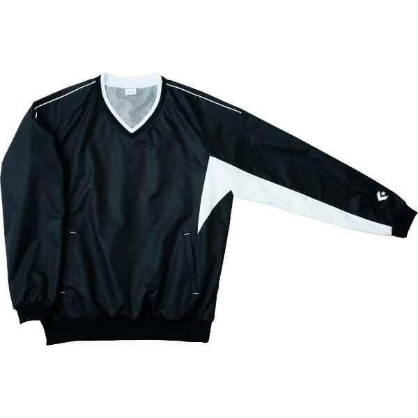 コンバース Vネックウォームアップジャケット CB162508S [カラー：ブラック×ホワイト] [サイズ：O] #CB162508S-1911 CONVERSE