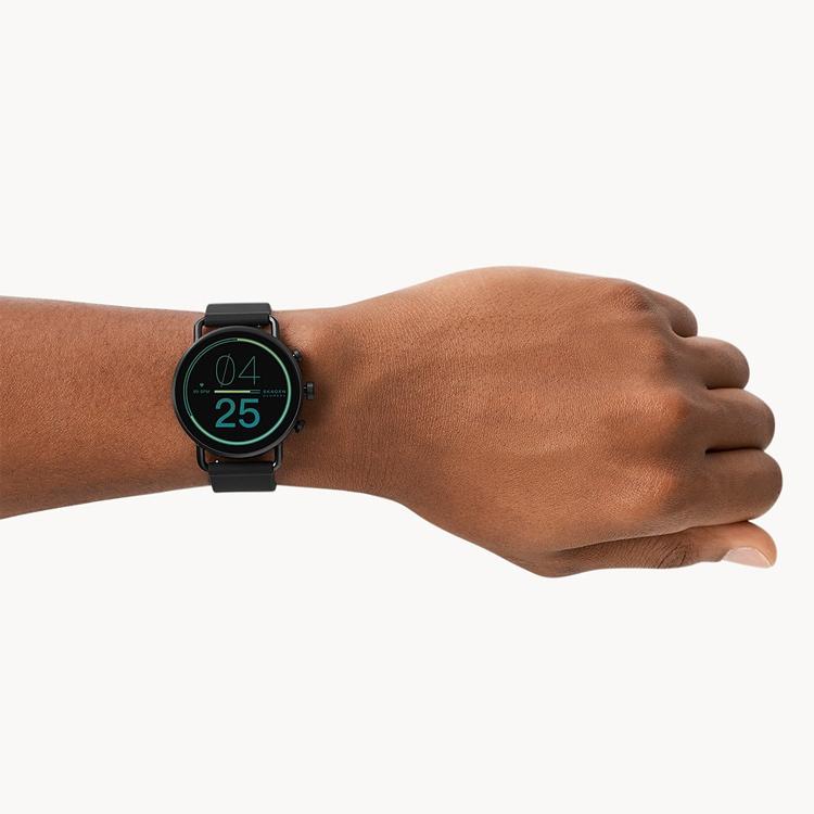 スカーゲン FALSTER ミッドナイト シリコン ジェネレーション6 スマートウォッチ #SKT5303 SKAGEN FALSTER スカーゲン ミッドナイト シリコン ジェネレーション6 スマートウォッチ #SKT5303 SKAGEN アウトドア