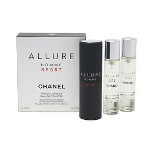 シャネル アリュール オム スポーツ トラベルセット ml 3 Chanel 香水 Allure Homme Sport Travel And Two Refills Fr ビューティーファイブ 通販 Yahoo ショッピング
