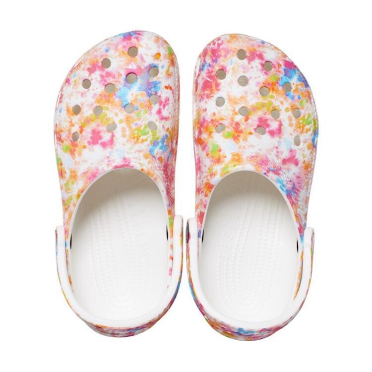 クロックス クラシック タイ ダイ グラフィック クロッグ ユニセックス サイズ M9 27cm カラー オレンジジンク マルチ 5453 b Crocs 豪華で新しい
