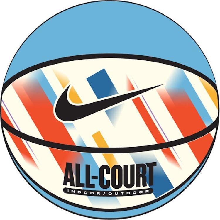 ナイキ エブリデイオールコート 8p グラフィック バスケットボール 7号球 カラー バルティックブルー ブラック セイル Bs3033 904 Nike Sr ビューティーファイブ 通販 Yahoo ショッピング