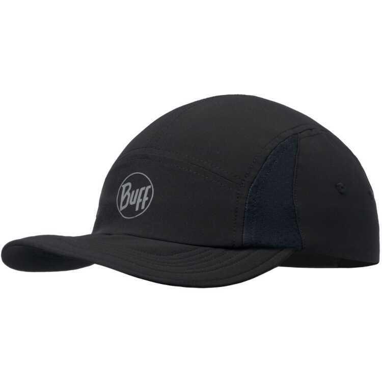 BUFF 5 PANELS CAP R-SOLID BLACK [TCYFS/M] #437884