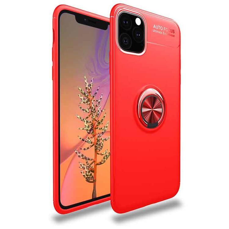 iPhone 11 (赤) 本体　ケースあり iPhone 11 Pro ケース スタンド機能 スマホケース レッド #1137738