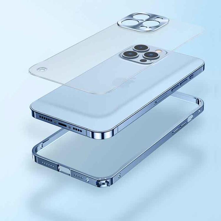 iPhone 12 ProMax ケース スマホケース ブルー #1150153 Case 新品 未