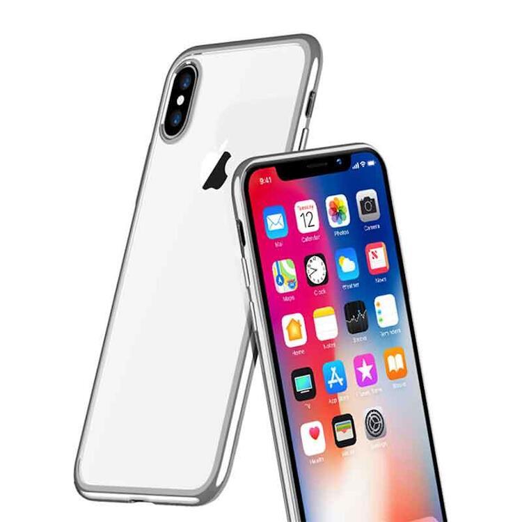 iPhone XS/X ケース スマホケース シルバー #1126217 Case 新品 未使用