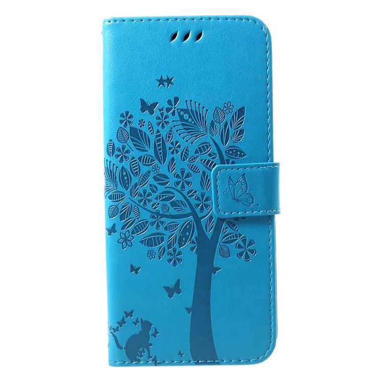 Galaxy S10 Plus ケース 手帳型 スマホケース ブルー #1128786 Case 