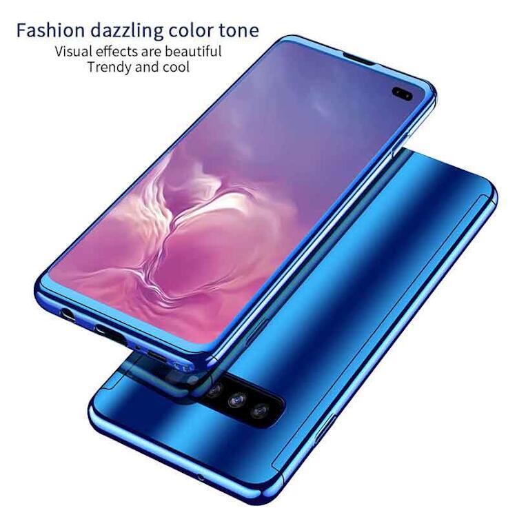 Galaxy S10 Plus ケース 背面型 スマホケース ブルー #1130180 Case