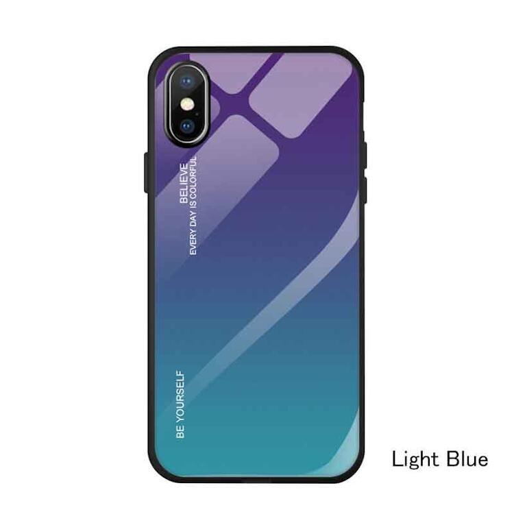 は*だ様 HUAWEI Mate20 Pro グラデーションブルー Huawei Mate20 Pro ケース 背面型 スマホケース ライトブルー #1129392