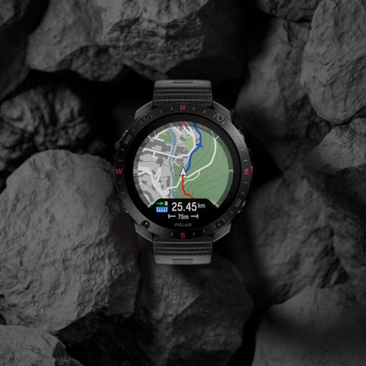 ポラール グリット X2 プロ 国内正規品 ナイトブラック バンド：S-L #900110283 POLAR Grit X2 Pro 新品 未使用の画像