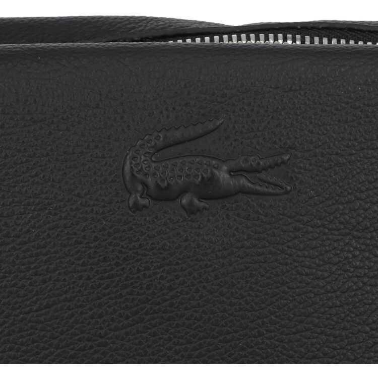 【在庫限り】 ラコステ シティ コート S HOBO バッグ ブラック 11×21.5×6.3cm #NF4532IE-000 【在庫限り】 CITY COURT S HOBO BAG 未使用の画像