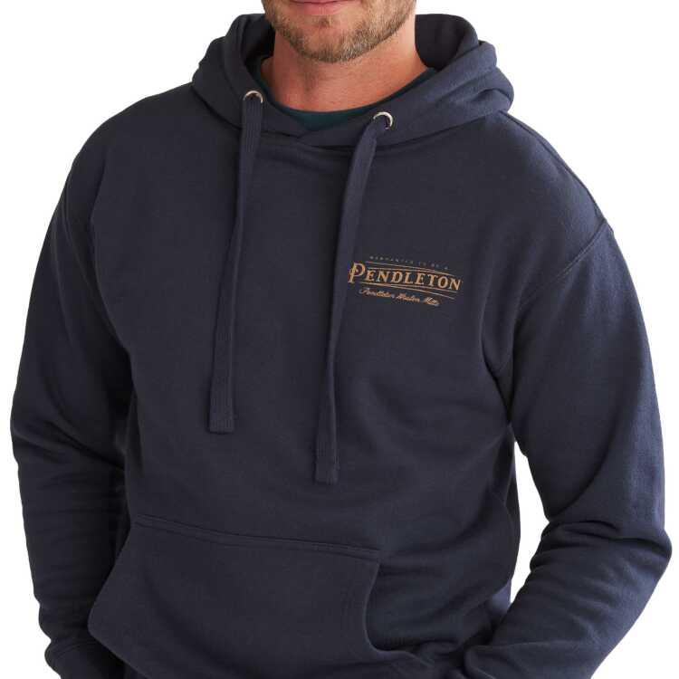 【在庫限り】 ペンドルトン ヘリテージロゴフーディー(メンズ) NV BLO 007 #19807217-395 【在庫限り】 HERITAGE LOGO HOODIE PENDLETON_3