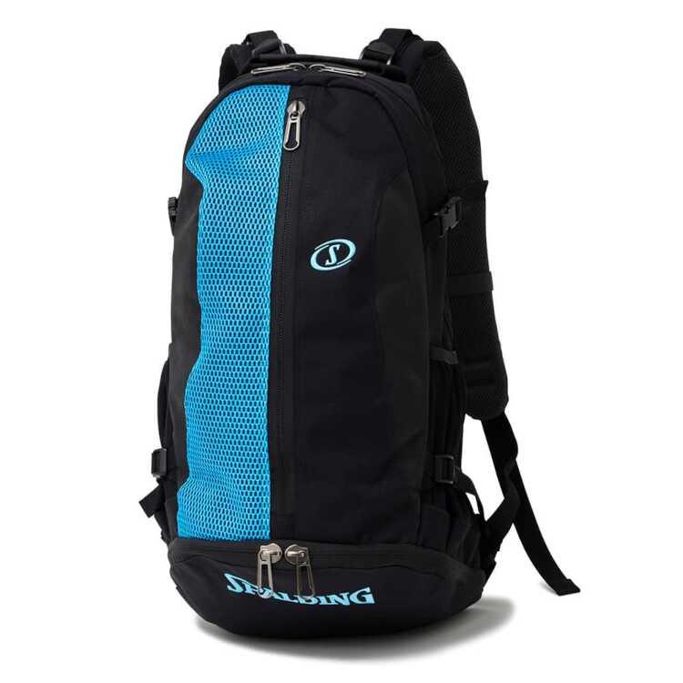 スポルディング ケイジャー ブリーズ バックパック(ボール用ボトムポケット付) シアン W35×H57×D32cm(32L) #40-017CY 送料無料 SPALDING（スポルディング） ケイジャー ブリーズ バックパック(ボール