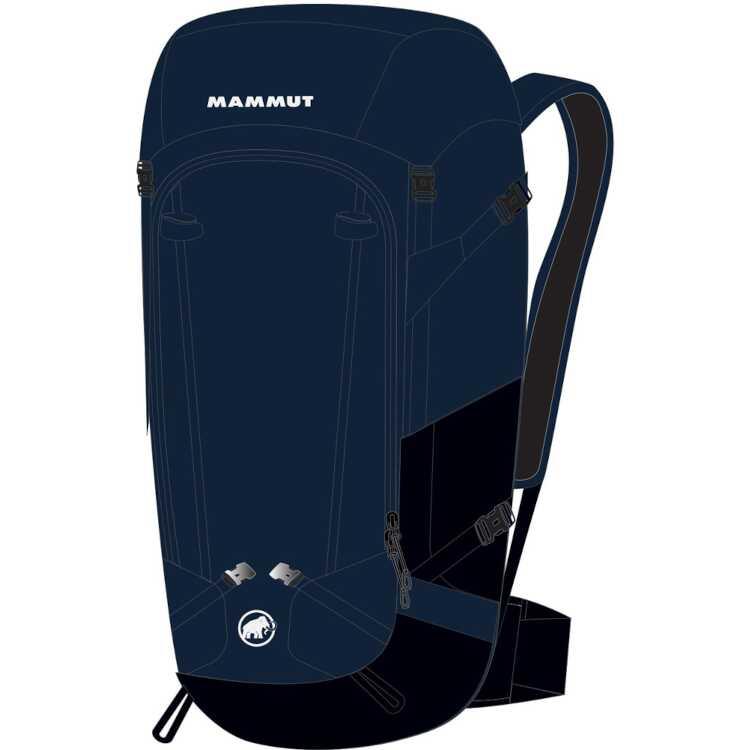 MAMMUT（マムート） トリオン 35 バックパック マリーン×ブラック 35L 