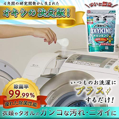 激落ちくん オキシキング 除菌プラス 酸素系漂白剤 500g (漂白 消臭 除菌) 粉末タイプ 日本製|beautyh|02