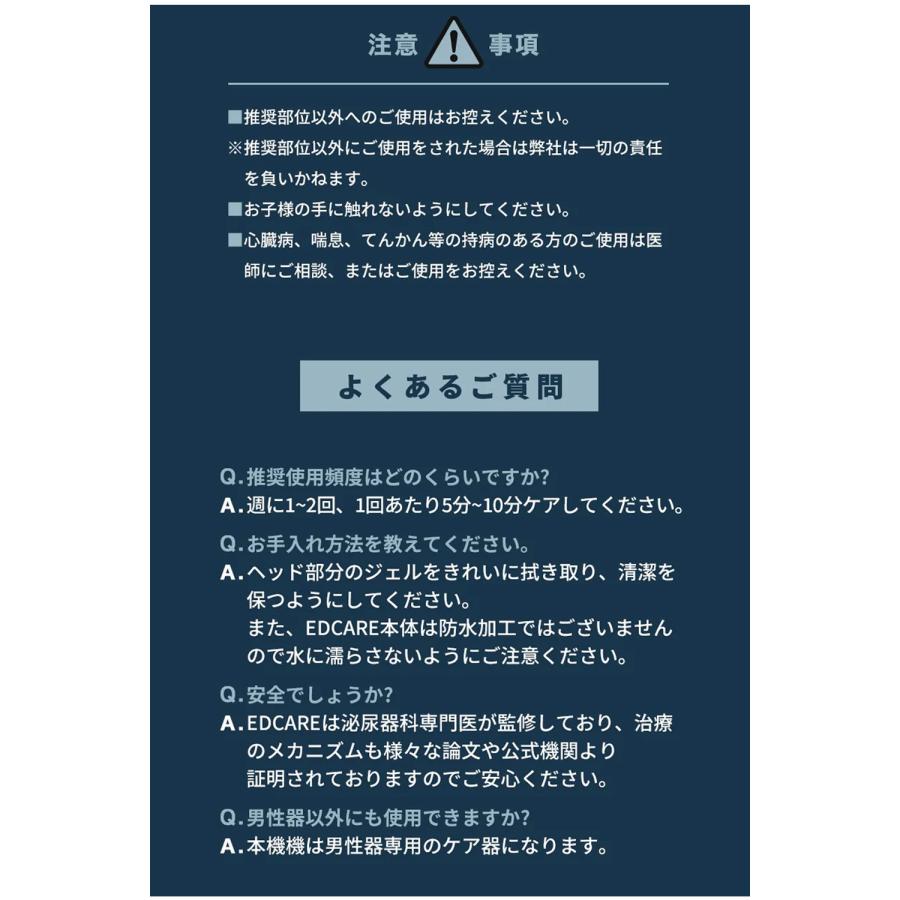 EDCARE 家庭用 EDケア器 femtify 専用ジェル付き メンズ ホーム EDCARE 家庭用 EDケア器 femtify 専用ジェル付き メンズ ホーム