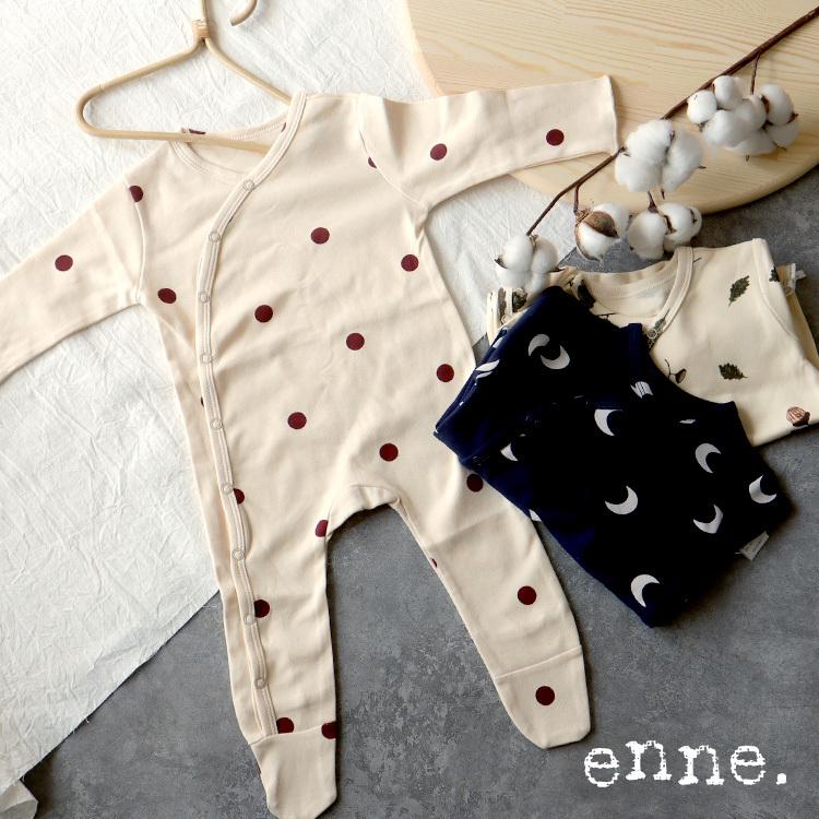 ビッグ割引 Enne ロンパース ベビー 冬 女の子 男の子 長袖 足つき 足つきロンパース カバーオール ベビー服 秋冬 メール便送料無料 Sooperchef Pk