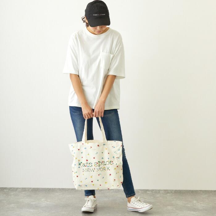 ケイトスペード トートバッグ kate spade Canvas Book Tote キャンバス