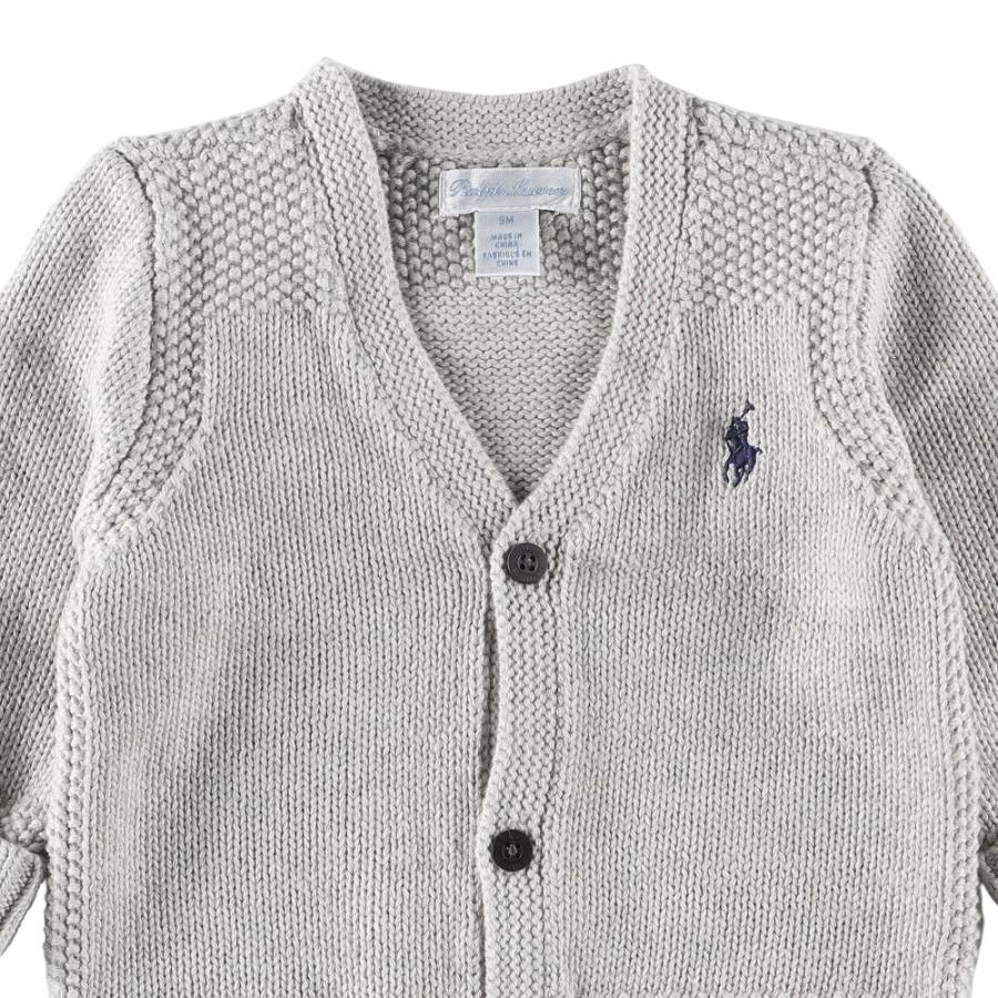 ポロ ラルフローレン キッズ レディース ケーブルニット カーディガン