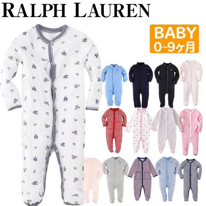 POLO RALPH LAUREN ポロ ラルフ ローレン ベビー ロンパース POLO RALPH LAUREN ポロ ラルフ ローレン ベビー ロンパース