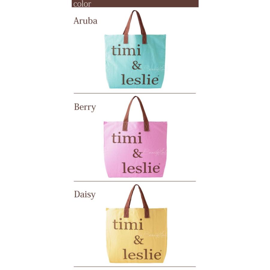 ティミ＆レスリー timi&leslie トートバッグ ロゴバッグ キャンバス 
