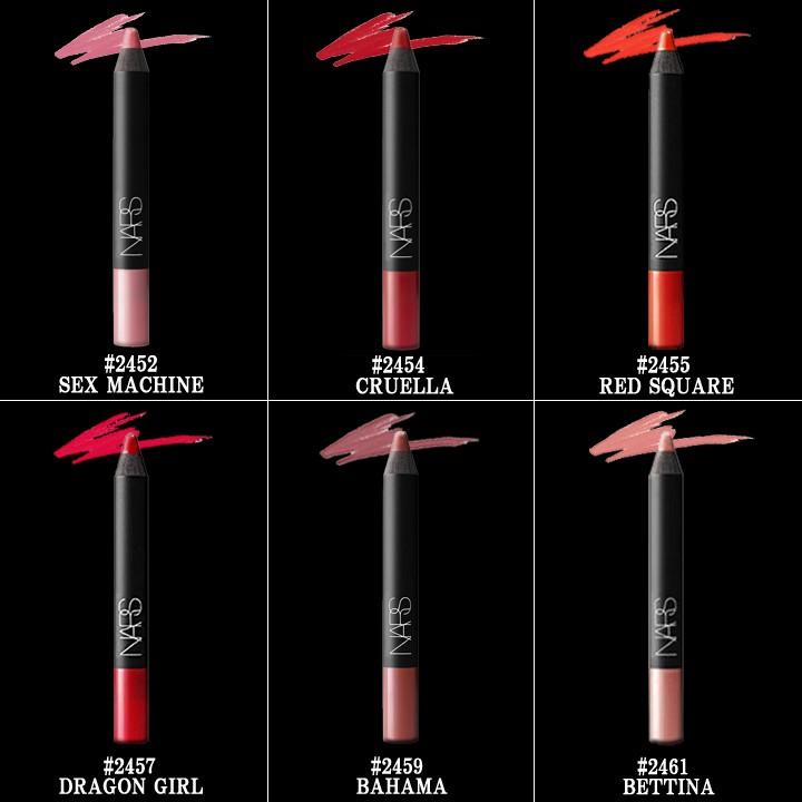 NARS インサティアブル　ベルベットマットリップペンシル　ヴォルト NARSから「ベルベットマットリップ」の人気色を集めたセットが