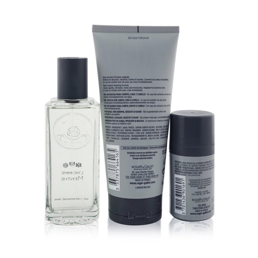 2817円 人気特価激安 ロジェガレ セット コフレ メンズ Roger Amp Gallet ギフトセット L 039 Homme Menthe Coffret Eau De Toilette Spray 100ml 3 3oz Anti Perspirant