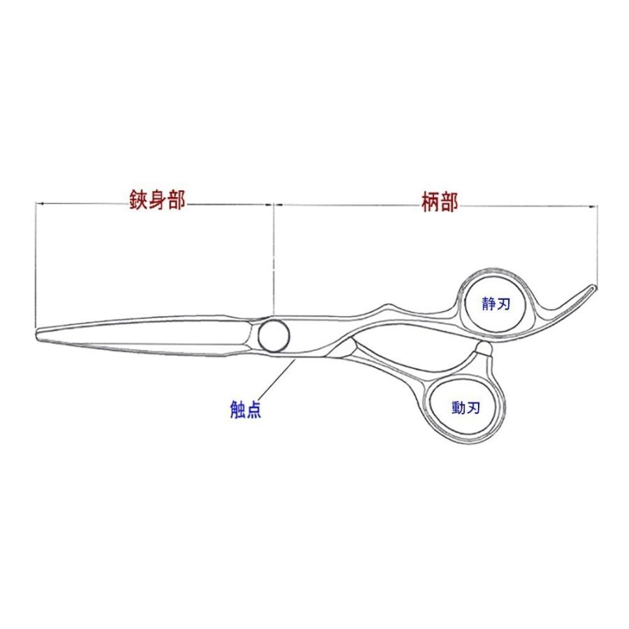 富士山 シザー 『日本製』 6.0インチ カットシザー 笹刃 美容師 はさみ