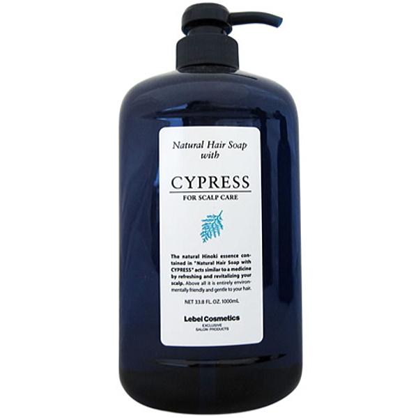 【5個セット】ルベル ナチュラル ヘア ソープ ウィズ CYP サイプレス 1000ml シャンプー