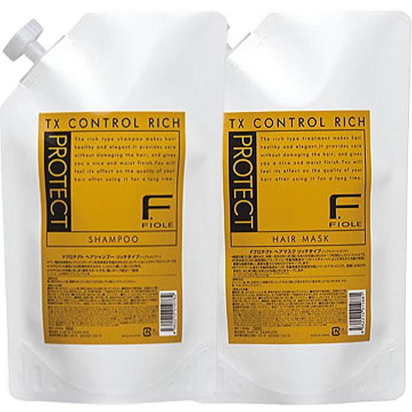【Fプロテクト】ヘアシャンプーリッチタイプ/1000ml(6本セット) FIOLE（フィヨーレ） Fプロテクト ヘアシャンプー リッチタイプ 1000ml