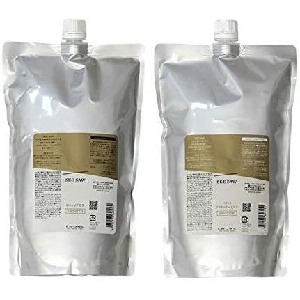 SEE/SAW（シーソー）[セット品] (スムース)ヘア＆スキャルプシャンプー2500ml× ヘアトリートメント2500ml