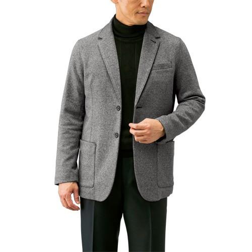 正規品 ストレッチ素材 伸縮性 シニア 紳士 メンズ ジャケット アウター グレー ウール入り快適ストレッチジャケット 送料無料 秋冬 定番 シンプル P デザイン その他ジャケット サイズ S Www Collectiviteslocales Fr
