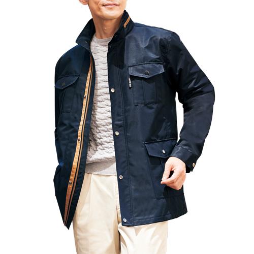 送料無料 秋冬 洗練の裏チェック柄軽量フィールドジャケット 全3色 M65タイプ 上着 アウター メンズ 紳士服 シニア 男性 カジュアル P P4 ビューティーショップ 通販 Yahoo ショッピング