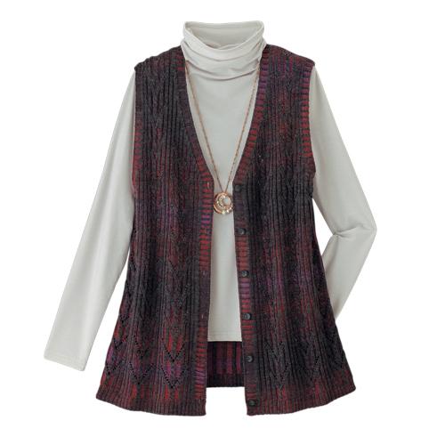 秋冬 日本製 かすりニットベスト 赤 グレー系 ジャカードニットベスト 前開きベスト レディース 婦人服 ミセス シニア 女性 おしゃれ チョッキ P P ビューティーショップ 通販 Yahoo ショッピング