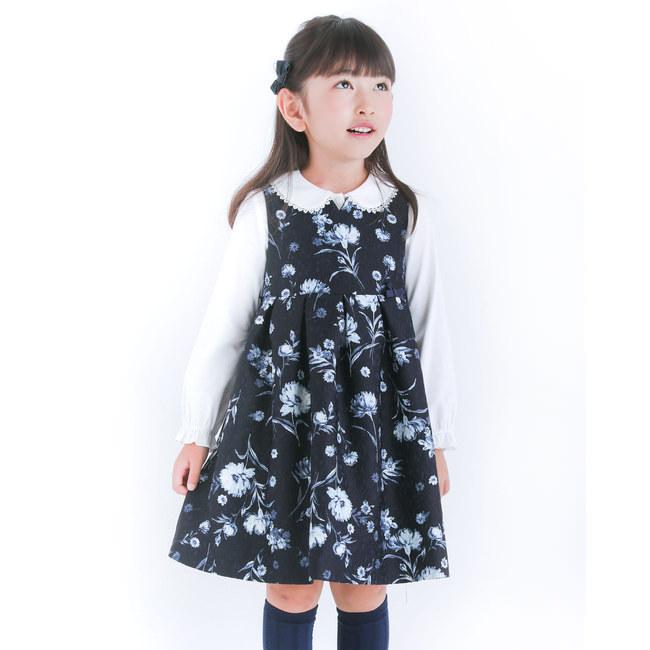 超特価好評 フォーマル ベベ バズファズ 女の子 Bebe Outlet Buzzfuzz Paypay店 通販 Paypayモール ジャガード フラワー 花 リボン Aライン ワンピース ジャンパースカート ドレス 子供服 Bebe 在庫あ即納 Hualing Ge