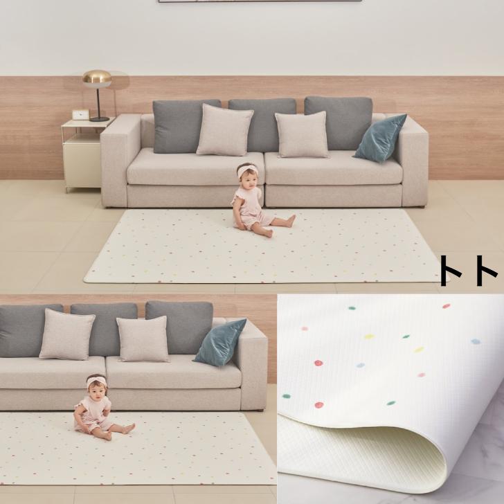 抗菌】【25％OFF】プレイマット リバーシブル おしゃれ 防水
