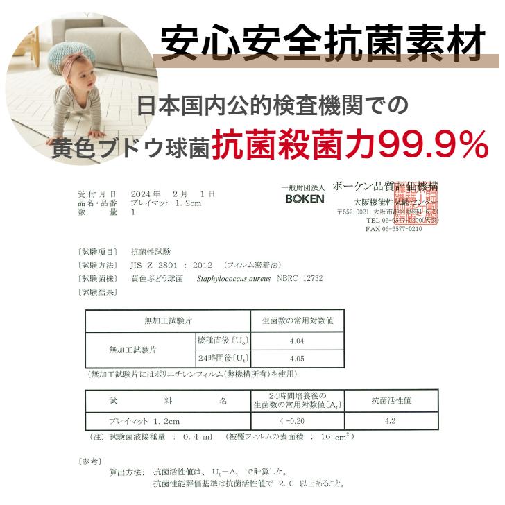 【抗菌】【25％OFF】プレイマット リバーシブル おしゃれ 防水 道路 床暖房対応 PVC ラグマット 厚さ1.2cm 140×200 クッションマット cocozari |  | 02