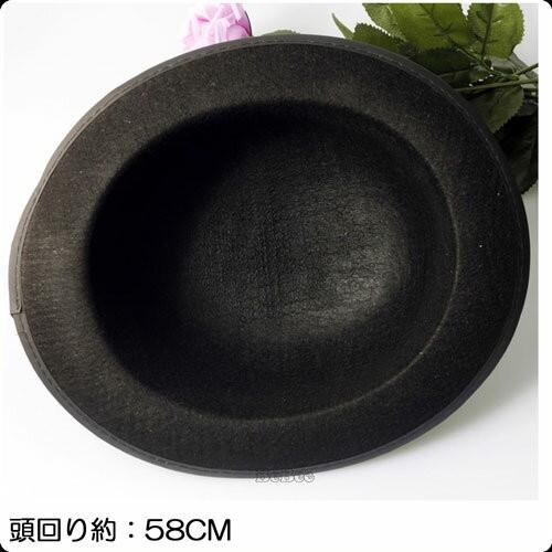 チャップリン 風 山高帽 帽子 メンズ レディース かわいい 目立つ ダンス パーティー帽子 イベント カッコいい |  | 01